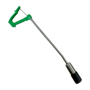 Bolus Gun Rubber head metal  handle 35mm