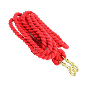 10 Ft Cotton Lead Rope Heavy