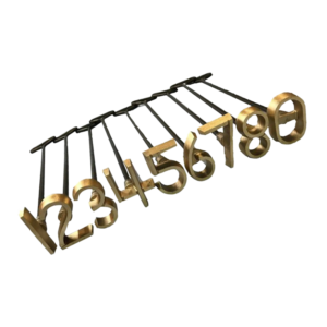 Fire Branding 0-8 Brass