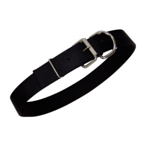 Deluxe Double Thick Nylon Black Adjustable