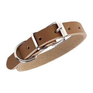 Deluxe Double Thick leather Brown Adjustable