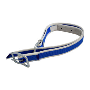 Nylon Calf Collar W/Leather Reinforcement and D-ring