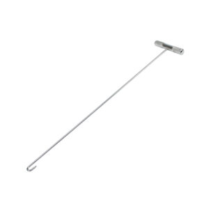 Obstetric Hook For Pigs, Blunt 4mm x 40cm