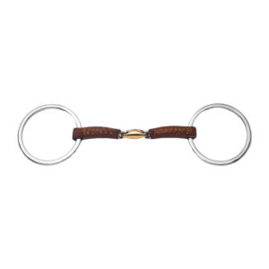 Leather Covered Copper Lozenge