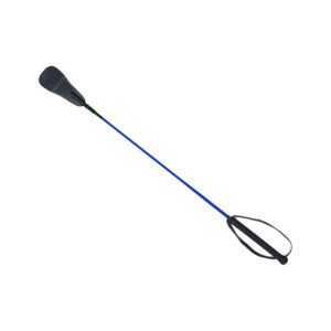 Jumping Whip With Wrist Loop Fiberglass Shaft Leather Flap Plastic Handle Length: 65cm / 26”