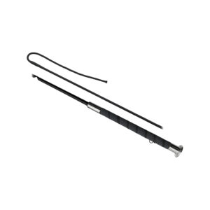 Dressage Whip Suregrip Handle & Silver Cap 120cm Long