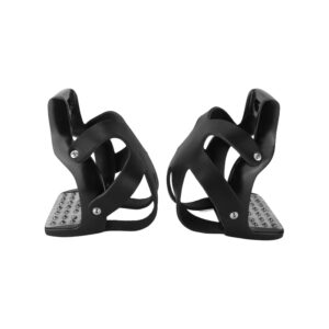 Horse Riding Stirrups, Black Coated - Premium Material