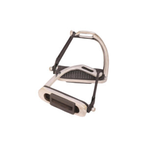 Peacock Silver Polish Safety Stirrups