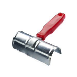 Half Round Metallic Curry Comb