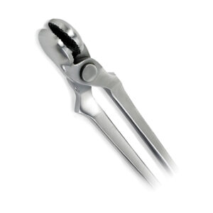 Fire Tong Stainless Steel Jaw Length: 1-7/8" Length: 13" Polish Finish