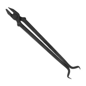 Hot Fitting Tongs Carbon Steel Black Coated