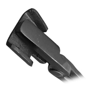 Box Jaw Tongs, Jaw Length : 2 5/8" Rains Length : 14" SAE 4140 Medium - Black Coated