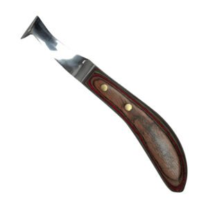 Hoof Knife W/Hoe Long Multicolor Handle