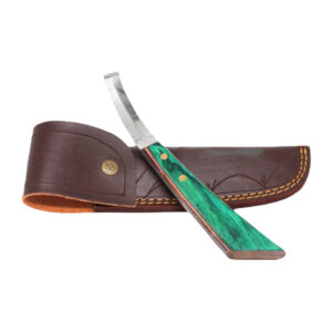 Hoof Knife Double Multicolor Handle & Pouch