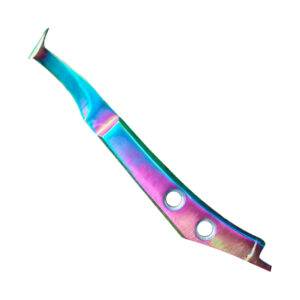 Aluminum Handle Hoof Knife Left Titanium Coated