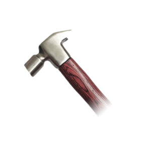 Farrier Nail Driving Hammer 12oz 15" Long Multicolor Handle