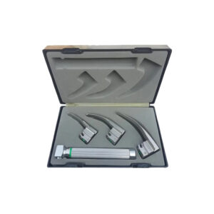 Fiber Optic Macintosh Laryngoscope Set 3 Blade
