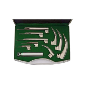 Fiber Optic Macintosh Laryngoscope Set 4 Blade