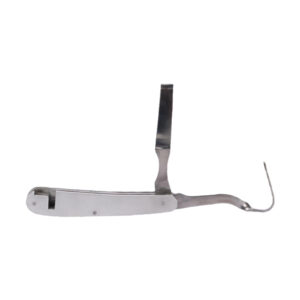 Folding Knife 2-Blade Pick & Knife Aluminum Handle