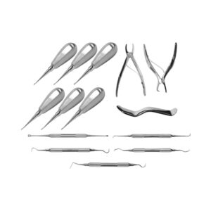 14Pcs. Instrument Set Stubby Handles
