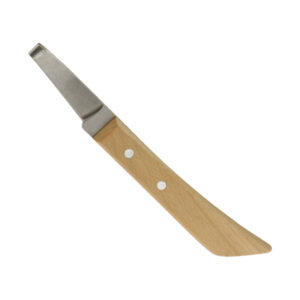 Hoof Knife Left Wooden Handle