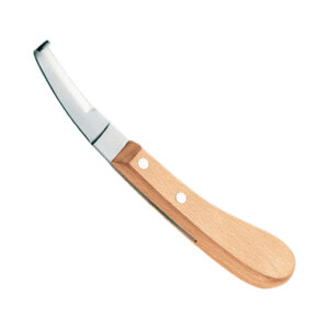 Hoof Knife Double Wooden Handle