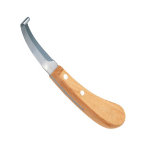 Hoof Knife Full Double Wooden Handle