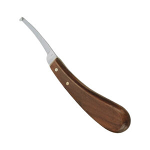 Hoof Knife Extra Narrow Wooden Handle