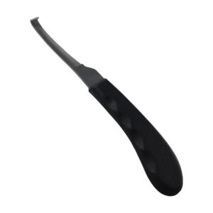 Hoof Knife Left Narrow Blade Plastic Handle S/Steel