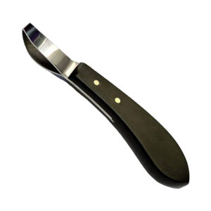 Loop Knife 40mm Tear Drop Ebony Handle
