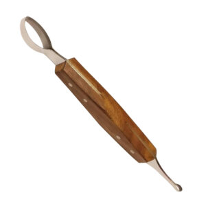 Como Loop Knife 30mm & 10mm Tear Drop Wooden Handle