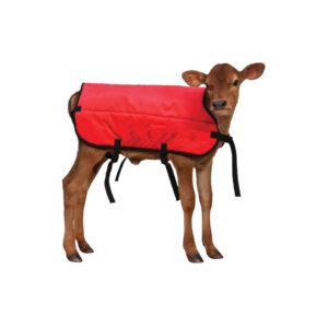 Calf Jacket 80cm Breathable 600D Ripstop Outer Shell, 200gsm Flees Insulation. ABS Plastic Bucket. Side Pocket, Olive Color
