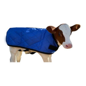 Calf Jacket 70cm Breathable 600D Ripstop Outer Shell, 200gsm Flees Insulation. ABS Plastic Bucket. Royal Color