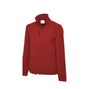 Premium Grade Women Softshell Jacket Black Full Zip, Adjustable Cuff, Side Pockets