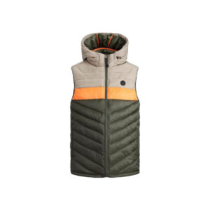 Sleeveless Puffer Winter Jacket For Men Full Zipper