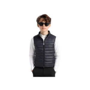 Sleeveless Puffer Winter Jacket For Kids Full Zipper