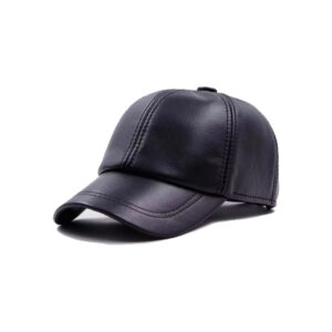 Pure Leather Cap With Adjustable Clip