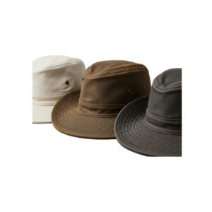 Safari Hats Combine Soft Cotton, Waxed Cotton, And Waterproof Oilskin Canvas, Breathable, And Strong
